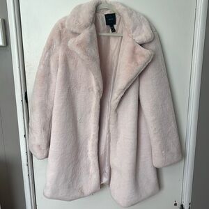 Light pink furry coat